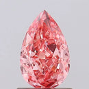 1.00ct Pear Lab Grown Diamond (Colour Fancy Vivid Pink, Clarity VS1, IGI Certified)