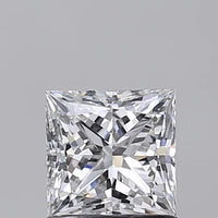 1.00ct Princess Lab Grown Diamond (Colour E, Clarity VVS1, Cut EX, IGI Certified)