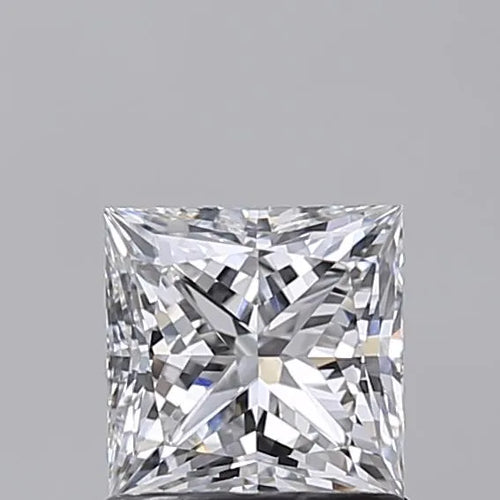 1.00ct Princess Lab Grown Diamond (Colour E, Clarity VVS1, Cut EX, IGI Certified)
