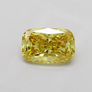 1.01ct Cushion modified Lab Grown Diamond (Colour Fancy Vivid Yellow, Clarity VS1, IGI Certified)