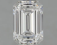 1.01ct Emerald Lab Grown Diamond (Colour D, Clarity IF, IGI Certified)