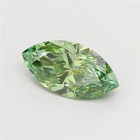 1.01ct Marquise Lab Grown Diamond (Colour Fancy Vivid Green, Clarity SI1, IGI Certified)