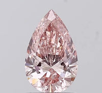 1.01ct Pear Lab Grown Diamond (Colour Fancy Intense Pink, Clarity SI2, IGI Certified)