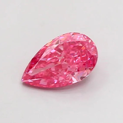 1.01ct Pear Lab Grown Diamond (Colour Fancy Vivid Pink, Clarity VS1, IGI Certified)