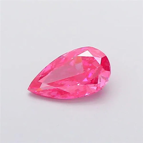 1.01ct Pear Lab Grown Diamond (Colour Fancy Vivid Pink, Clarity VS1, IGI Certified)