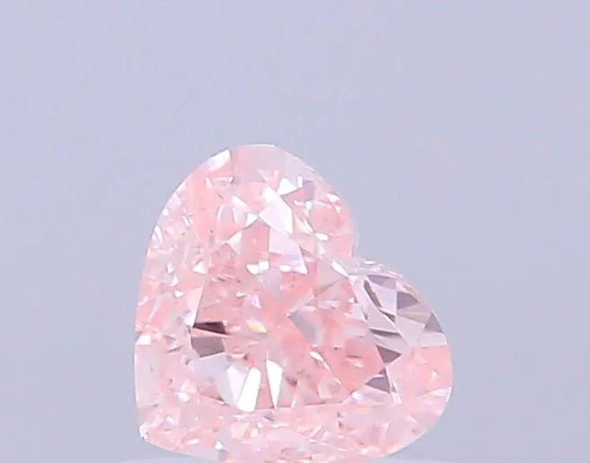 1.02ct Heart Lab Grown Diamond (Colour Fancy Pink, Clarity VS1, IGI Certified)