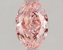 1.02ct Oval Lab Grown Diamond (Colour Fancy Vivid Pink, Clarity VVS2, IGI Certified)