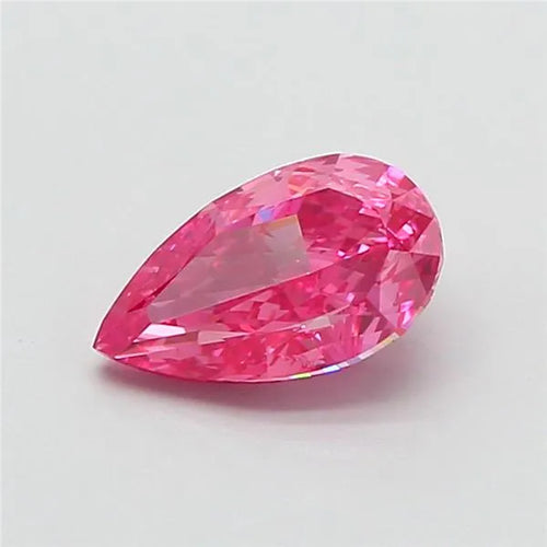 1.02ct Pear Lab Grown Diamond (Colour Fancy Vivid Pink, Clarity VS2, IGI Certified)
