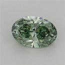 1.03ct Oval Lab Grown Diamond (Colour Fancy Vivid Green, Clarity VVS2, IGI Certified)