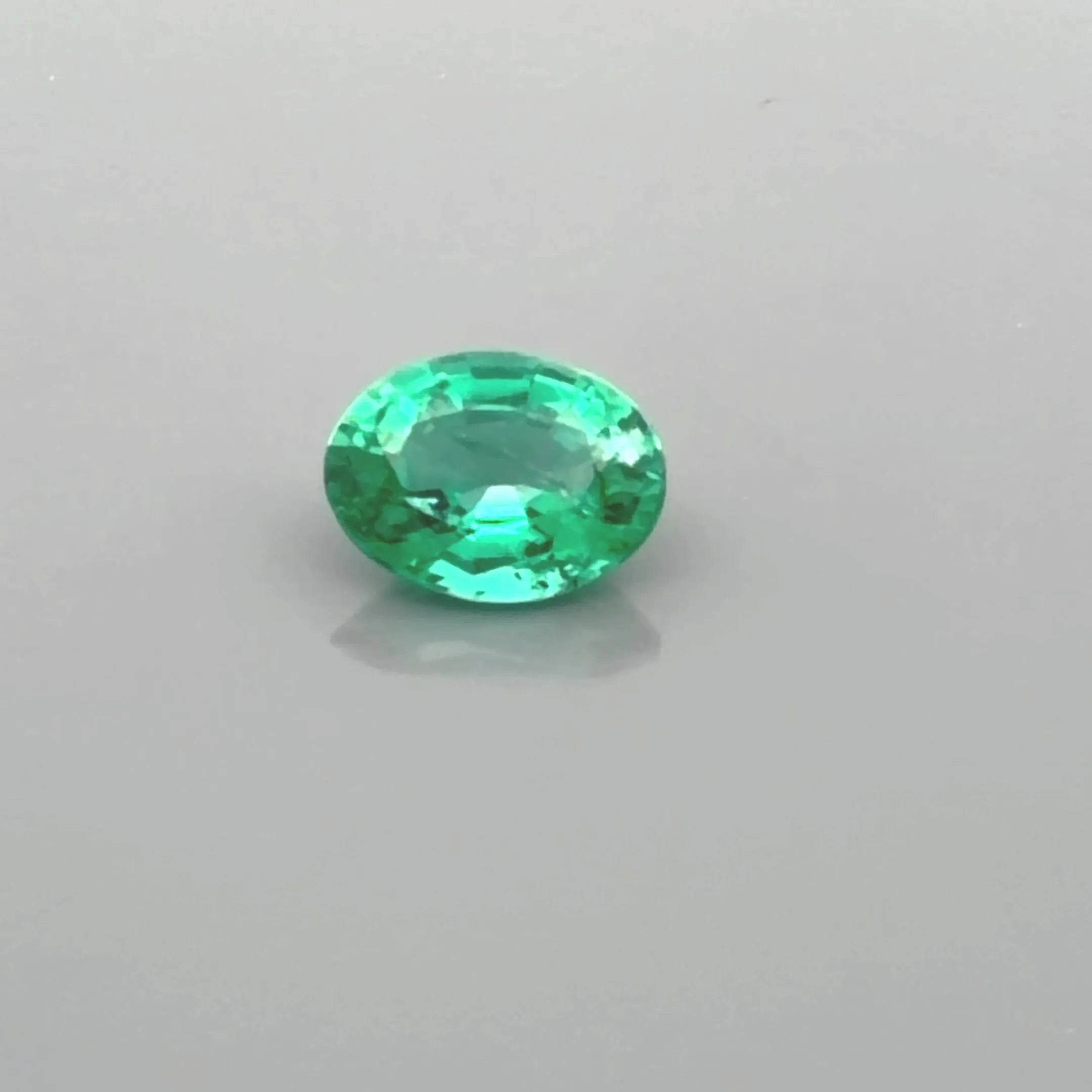 1.03ct Oval Natural Emerald (Colour Green, Clarity Slightly Included, Cut Faceted)