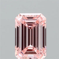 1.04ct Emerald Lab Grown Diamond (Colour Fancy Intense Pink, Clarity VS1, IGI Certified)