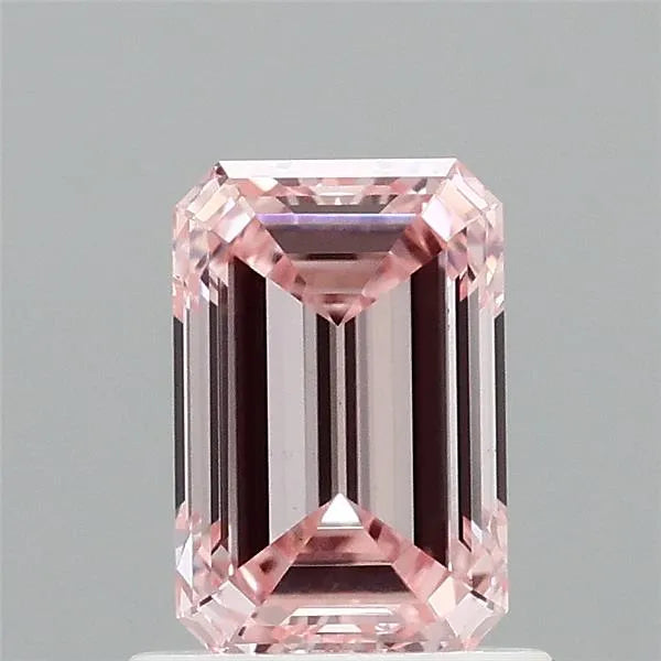 1.04ct Emerald Lab Grown Diamond (Colour Fancy Intense Pink, Clarity VVS2, IGI Certified)