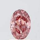 1.04ct Oval Lab Grown Diamond (Colour Fancy Intense Brownish Pink, Clarity VS1, IGI Certified)