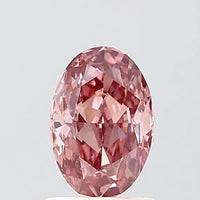 1.04ct Oval Lab Grown Diamond (Colour Fancy Intense Brownish Pink, Clarity VS1, IGI Certified)