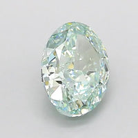 1.04ct Oval Lab Grown Diamond (Colour Fancy Intense Green, Clarity VVS2, IGI Certified)