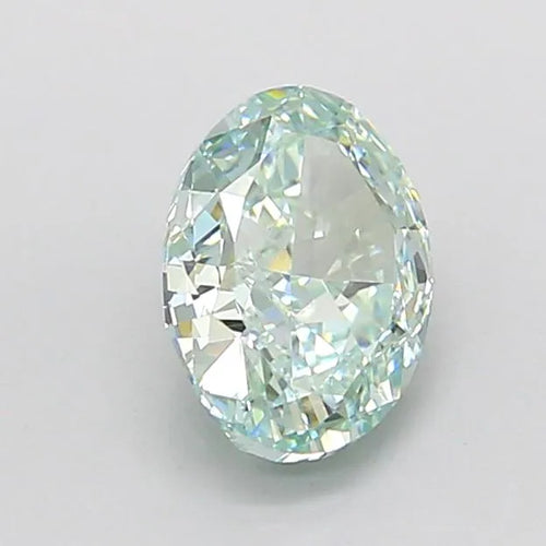 1.04ct Oval Lab Grown Diamond (Colour Fancy Intense Green, Clarity VVS2, IGI Certified)