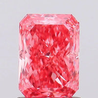 1.04ct Radiant Lab Grown Diamond (Colour Fancy Vivid Pink, Clarity VS2, IGI Certified)