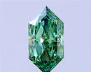 1.06ct Hexagonal Lab Grown Diamond (Colour Fancy Vivid Green, Clarity VVS2, IGI Certified)