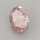 1.07ct Oval Lab Grown Diamond (Colour Fancy Intense Brownish Pink, Clarity VS2, IGI Certified)