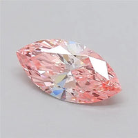 1.08ct Marquise Lab Grown Diamond (Colour Fancy Vivid Pink, Clarity VVS2, IGI Certified)