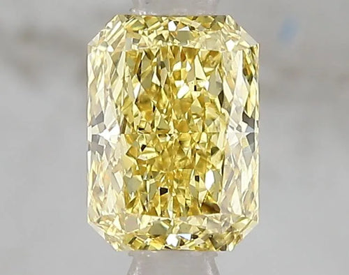 1.09ct Radiant Lab Grown Diamond (Colour Fancy Vivid Yellow, Clarity VS2, IGI Certified)