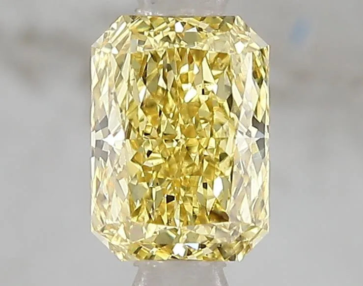 1.09ct Radiant Lab Grown Diamond (Colour Fancy Vivid Yellow, Clarity VS2, IGI Certified)