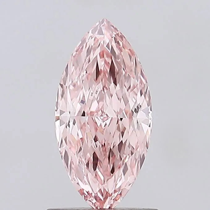 1.10ct Marquise Lab Grown Diamond (Colour Fancy Vivid Pink, Clarity VVS2, IGI Certified)