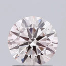 1.14ct Round Lab Grown Diamond (Colour Fancy Light Pink, Clarity VS1, Cut ID, IGI Certified)