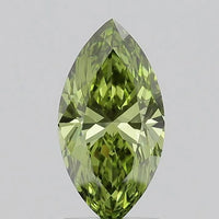 1.18ct Marquise Lab Grown Diamond (Colour Fancy Vivid Green, Clarity VS2, IGI Certified)