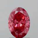 1.18ct Oval Lab Grown Diamond (Colour Fancy Vivid Pink, Clarity VS1, IGI Certified)