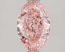 1.21ct Oval Lab Grown Diamond (Colour Fancy Vivid Pink, Clarity VVS1, IGI Certified)