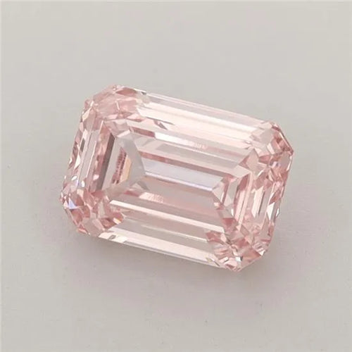 1.22ct Emerald Lab Grown Diamond (Colour Fancy Intense Pink, Clarity VS1, IGI Certified)