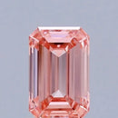 1.22ct Emerald Lab Grown Diamond (Colour Fancy Intense Pink, Clarity VVS2, IGI Certified)