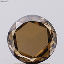 1.24ct Rose Lab Grown Diamond (Colour Fancy Brown, Clarity VS1, IGI Certified)