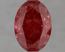 1.25ct Oval Lab Grown Diamond (Colour Fancy Vivid Pink, Clarity VVS2, IGI Certified)