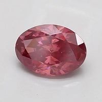 1.29ct Oval Lab Grown Diamond (Colour Fancy Vivid Pink, Clarity VS2, IGI Certified)