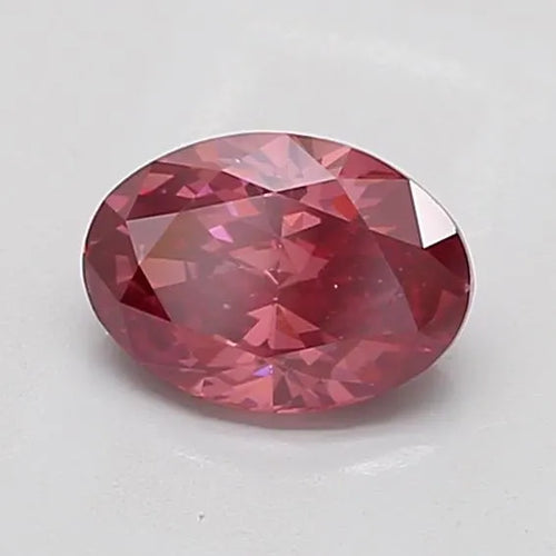 1.29ct Oval Lab Grown Diamond (Colour Fancy Vivid Pink, Clarity VS2, IGI Certified)