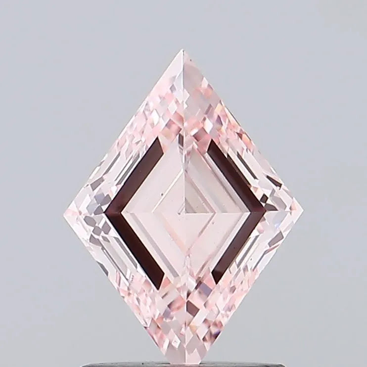 1.30ct Lozenge Lab Grown Diamond (Colour Fancy Intense Pink, Clarity VS2, IGI Certified)