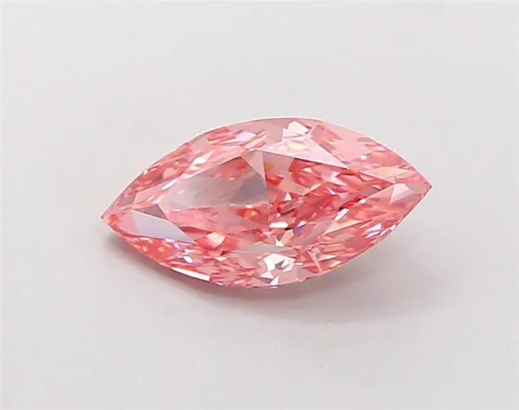 1.32ct Marquise Lab Grown Diamond (Colour Fancy Vivid Pink, Clarity VS1, IGI Certified)