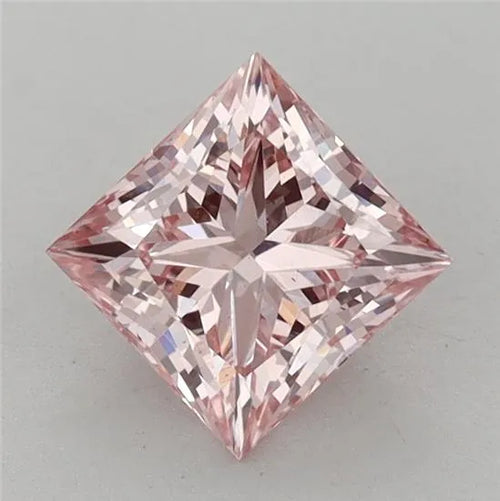 1.32ct Princess Lab Grown Diamond (Colour Fancy Intense Pink, Clarity VS2, IGI Certified)