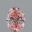 1.34ct Oval Lab Grown Diamond (Colour Fancy Vivid Pink, Clarity VVS2, IGI Certified)