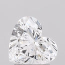 1.37ct Heart Lab Grown Diamond (Colour D, Clarity IF, IGI Certified)