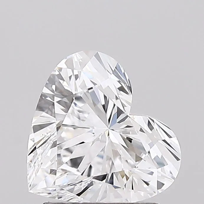 1.37ct Heart Lab Grown Diamond (Colour D, Clarity IF, IGI Certified)