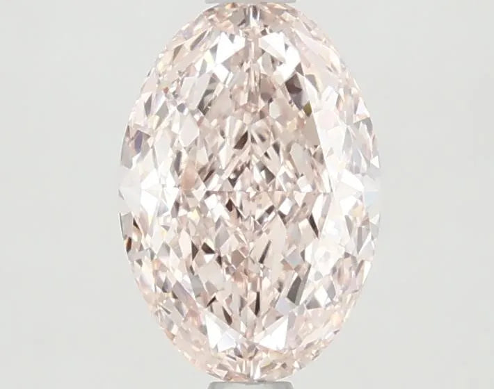 1.38ct Oval Lab Grown Diamond (Colour Fancy Pink, Clarity VVS2, IGI Certified)