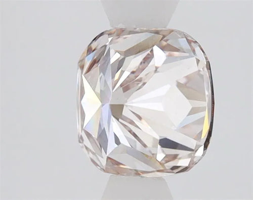 1.39ct Cushion modified Lab Grown Diamond (Colour Fancy Light Brownish Pink, Clarity VS1, IGI Certified)