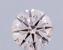 1.40ct Round Lab Grown Diamond (Colour Fancy Light Brown Pink, Clarity VS1, Cut ID, IGI Certified)