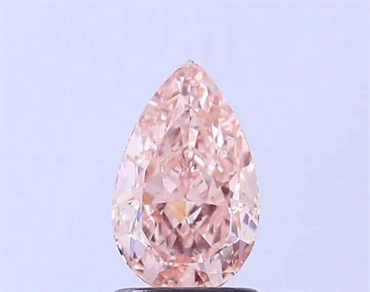 1.42ct Pear Lab Grown Diamond (Colour Fancy Intense Brownish Pink, Clarity VS2, IGI Certified)