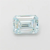 1.43ct Emerald Lab Grown Diamond (Colour Fancy Blue Green, Clarity VS1, IGI Certified)