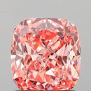 1.50ct Cushion brilliant Lab Grown Diamond (Colour Fancy Intense Pink, Clarity VS1, Cut GD, IGI Certified)