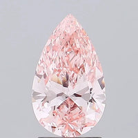 1.50ct Pear Lab Grown Diamond (Colour Fancy Intense Pink, Clarity SI1, IGI Certified)